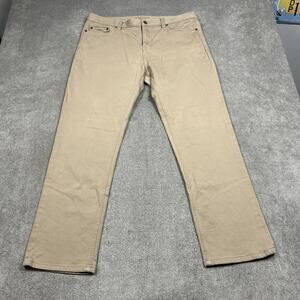Banana Republic Traveler Pants Mens 35x30 Slim Khaki 5 Pocket Stretch